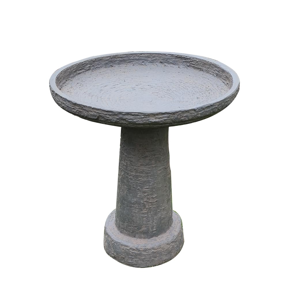 Sorrento Pedestal Bird Bath – Traditional Sandalwood Garden Feature — image 1