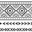 B-black White Geometric