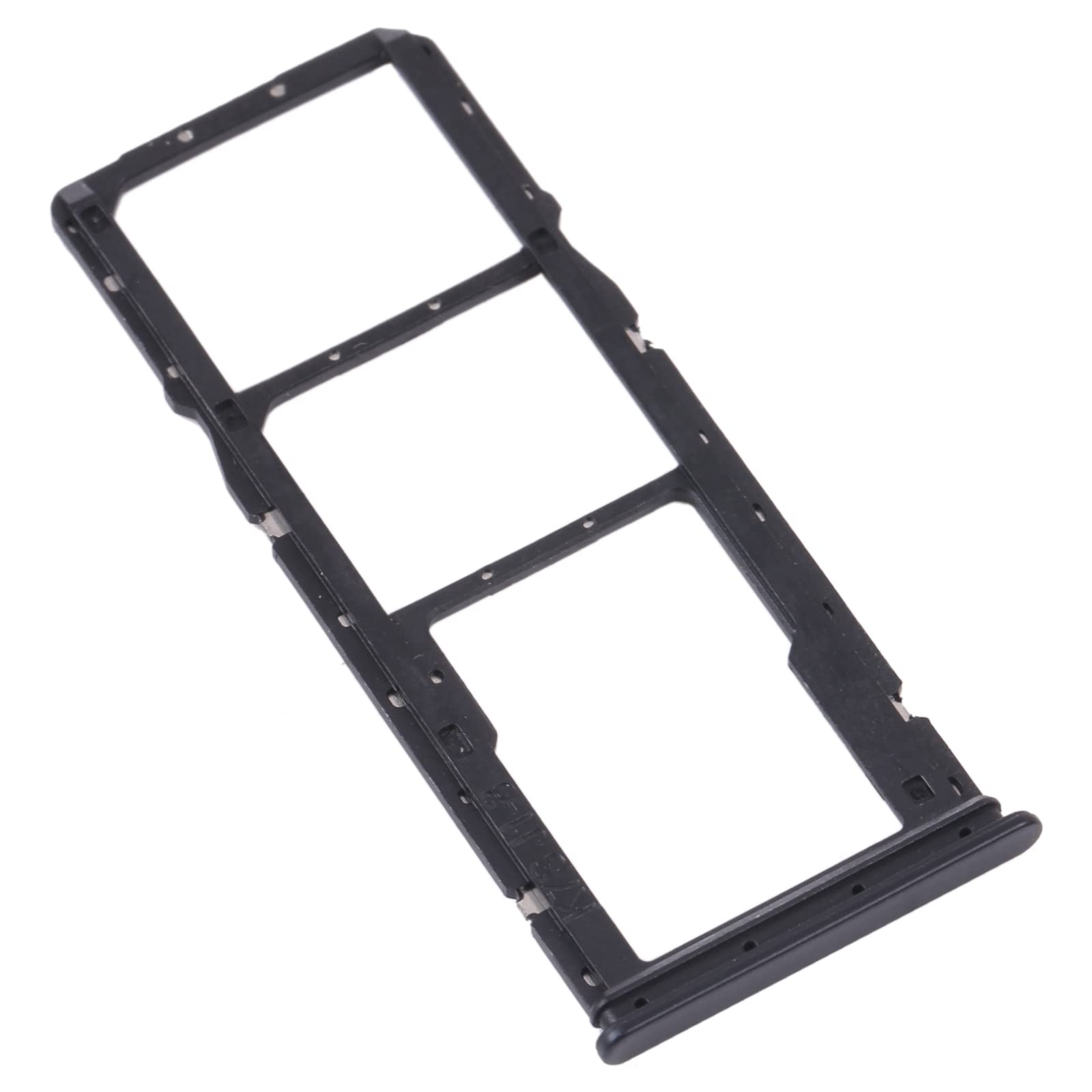 Ricambio Compatibile con Xiaomi Redmi Note 11 4G / Redmi Note 11S 4G Carrello Vassoio tray porta scheda Sim 1 + SIM 2 + Supporto alloggio SLOT SLITTA Memoria Micro Sd CARD (Nero)