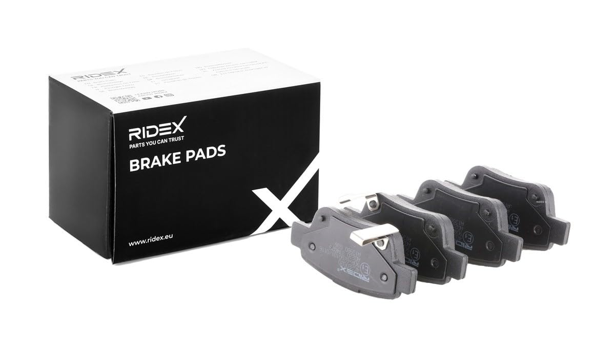 RIDEX 3405B0968 Juego para eje Kit de discos de freno y pastillas Trasero sin tornillos Compatible con TOYOTA AVENSIS Ranchera familiar T25