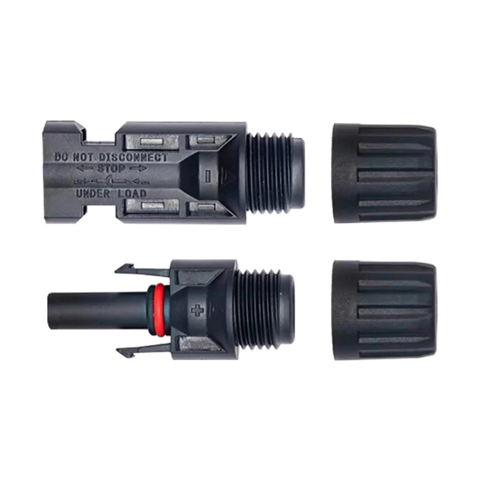 Zestaw złączy solarnych 1000 V 30 A Złącza do paneli fotowoltaicznych do kabla 2,5/4/6 mm²(40pcs(20pairs))