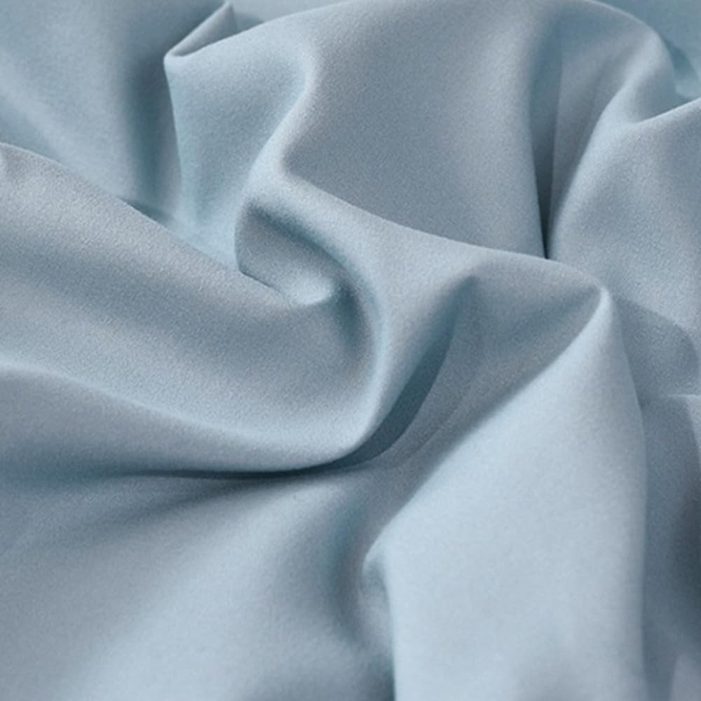 Morbuy Gonna da Letto per Matrimoniale e Una Piazza e Mezza Elasticizzata Copriletto con Volant Coprirete per Letto Lenzuola con 2 Federe (200cmx220cm,Grigio Scuro)