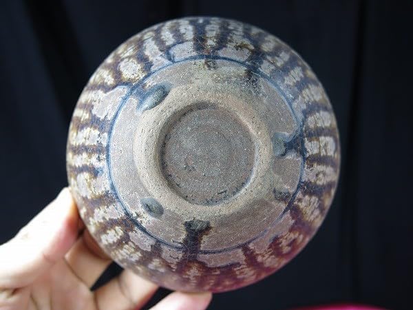 Amazon.co.jp: Bクメール褐釉碗④遺跡発掘品カンボジア陶器東南アジア