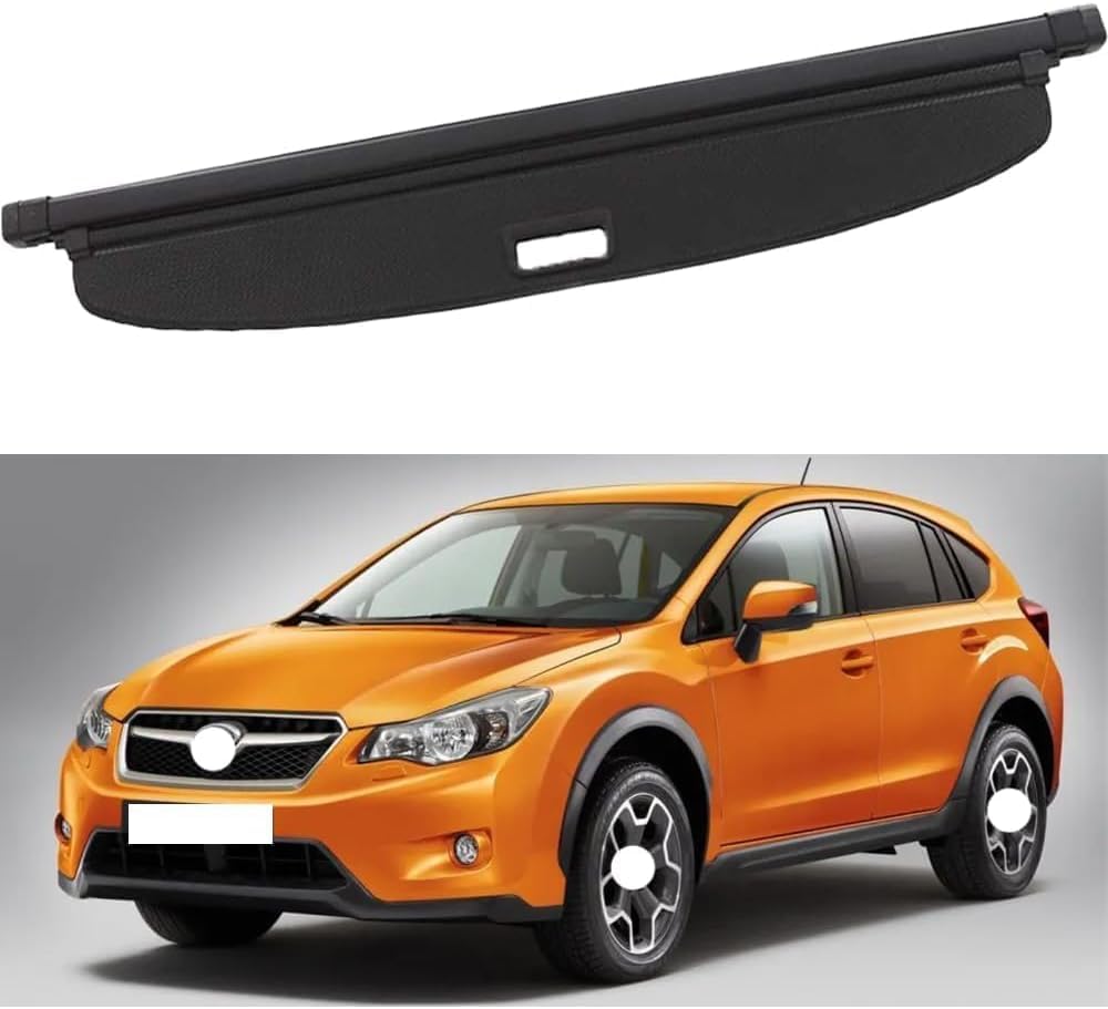 DuanRQ Retractable Boot Cargo Cover for Subaru XV 2012-2018, Auto Luggage Cover Rear Luggage Shade Shield Dustproof Rear Parcel Shelf