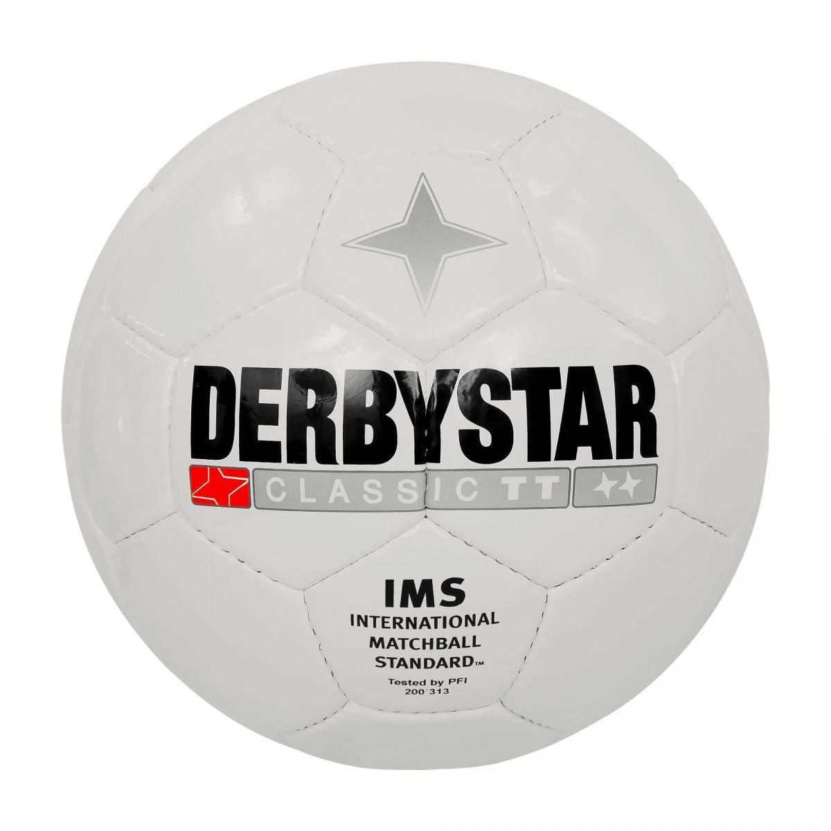 Derbystar Fußball - Klassisch (Größe 3-4) - Mehrere Farben - Trainings- und Spielball für Fußball - Strapazierfähiges PU-Material - Hohe Sichtbarkeit - No Colour - Maat 4