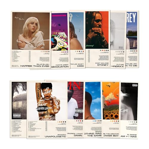 Image of Wallgasm Anime Art Prints Bundle: Dragon Ball Z, Naruto, Death Note, One Piece, and More - Set of 54, 4 x 6 Inches Posters (Hip Hop)