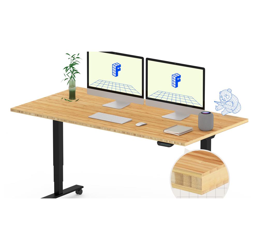 Amazon.com: FLEXISPOT E6 MAX Bamboo 55x28 Inch Dual Motor 3-Stage