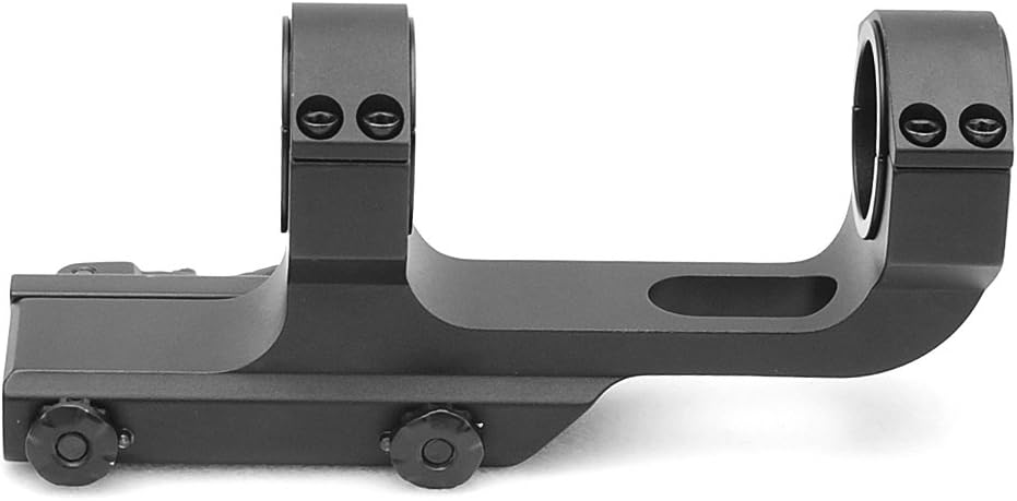 Flat Top Offset One Piece QD Scope Mount with Quick Release Cam Locks 1913 Picatinny Rails
