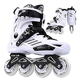 ❁ WEITERE EIGENSCHAFTEN - atmungsaktiver Schuh, Frame aus hartem Kunststoff, Rollengröße 80 x 24 mm (PU 82A), ideal für Anfänger und Fortgeschrittene, Unisex Design für Damen und Herren verfügbare Größen: 35 / 36 / 37 / 38 / 39 / 40 / 41 / 42 / 43 / 44 / 45 / 46