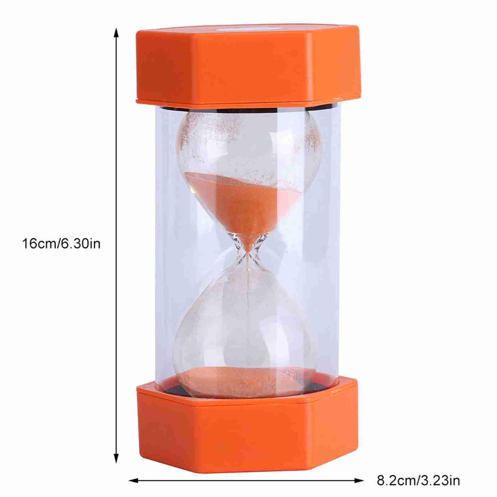Timer per sabbia - Clessidra colorata - Timer per clessidra - 3 minuti/10 minuti/20 minuti/30 minuti/60 minuti Timer orologio sabbia per giochi Aula Home Office Ristorante(10 minuti Verde