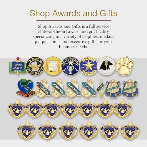 Image of SHOP AWARDS AND GIFTS EP Series Academic Honors 5 /8 Inch Lapel Pins