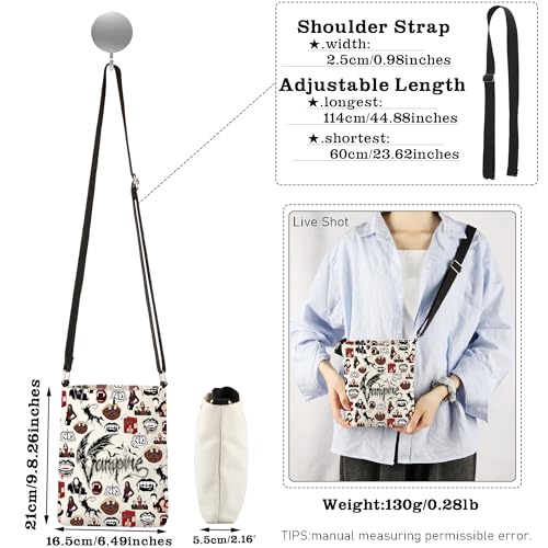 CMNIM V Merchandise Movie Characters Inspired Crossbody Bag Horror TV Series Gifts for Fans Crossbody Bag4