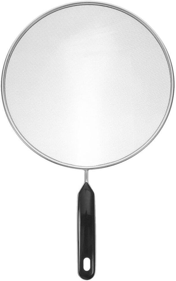 HEMOTON Oil-proof Mesh Pot Lid Kitchen Oil Splatter Screen Cooking Filter Strainer Odor Absorbing Splatter Screen