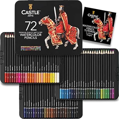 Castle Art Supplies Crayons Aquarelles 72 Cover