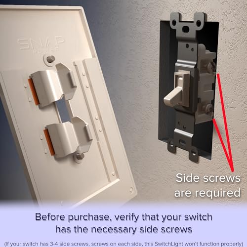 10 Pack - SnapPower SwitchLight - for Single-Pole Switches - Switch ...