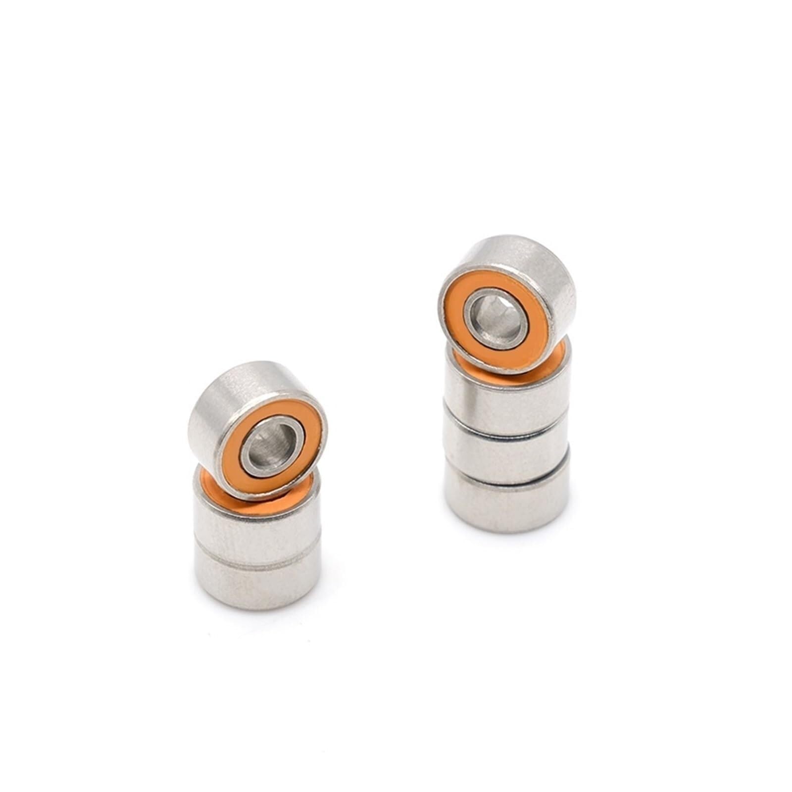 Namiar, 10 sztuk łożyska kołowrotka S693 2RS ​​CB ABEC7 LD 3 * 8 * 4mm hybrydowe ceramiczne łożysko kulkowe ze stali nierdzewnej S693-2OS CB S693RS szczęście