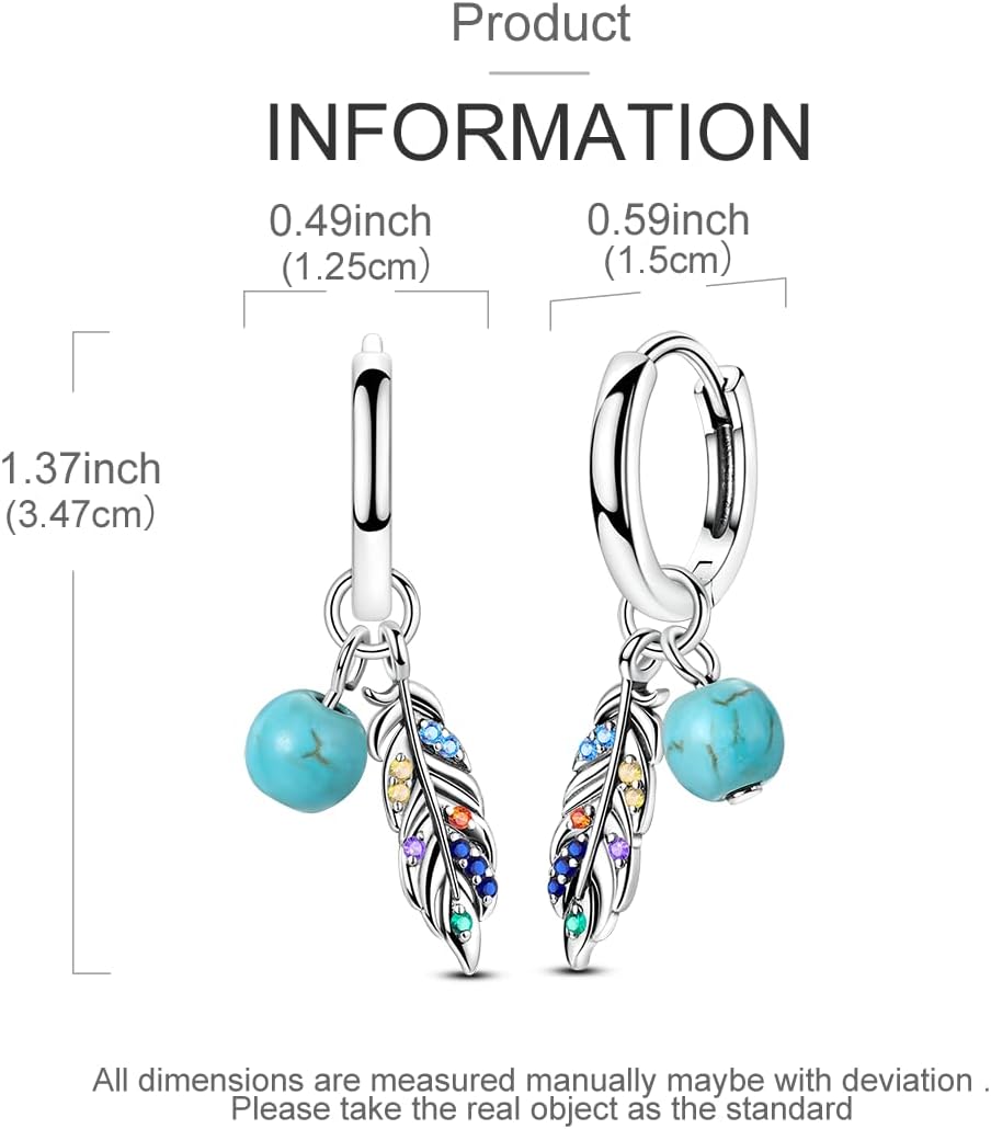 925 Sterling Silver Hypoallergenic Dangle Earrings with Colorful Cubic Zirconia | Trendy Square Huggie Design for Everyday & Special Occasions - Image 2