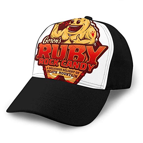 Gorra de béisbol Gorons Ruby Rock Candy Legend of Zelda Dad Sombrero ajustable transpirable para hombres y mujeres Snapback Trucker Cap