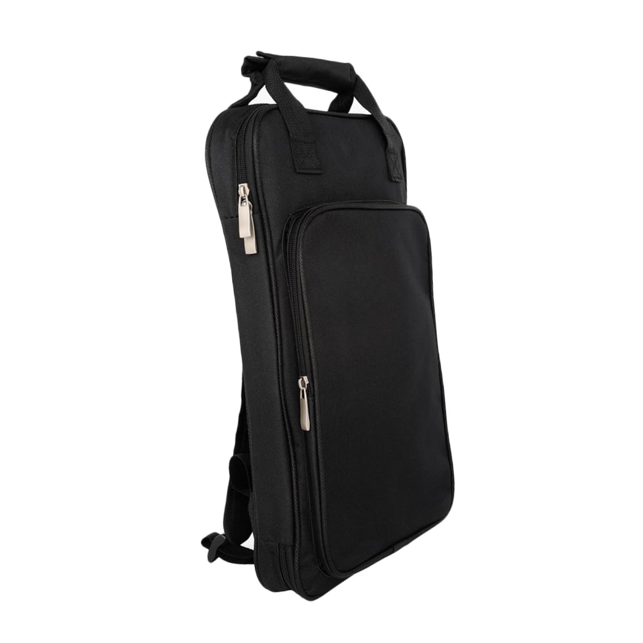 GALPADA Borsa per Bacchette da Batteria Nera Oxford Imbottitura in Cotone, Custodia Portatile Facile da Trasportare per Sale Prove e Concerti