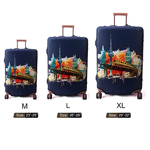 image for Madifennina Spandex Travel Luggage Protector Suitcase Cover Fit 23-32 