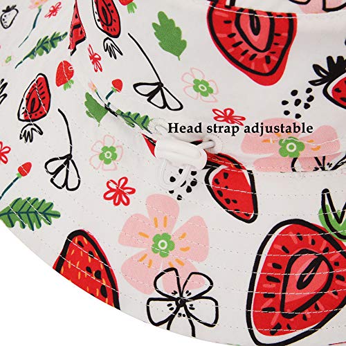 Baby Sun Hat Adjustable - Outdoor Toddler Swim Beach Pool Hat Kids UPF 50+ Wide Brim Chin Strap Summer Play Hat4