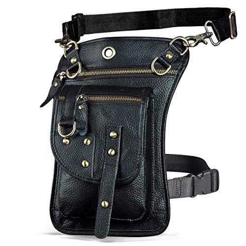 Sac de jambe en cuir pour sports et randonnée outdoor active 2141 B Le'aokuu