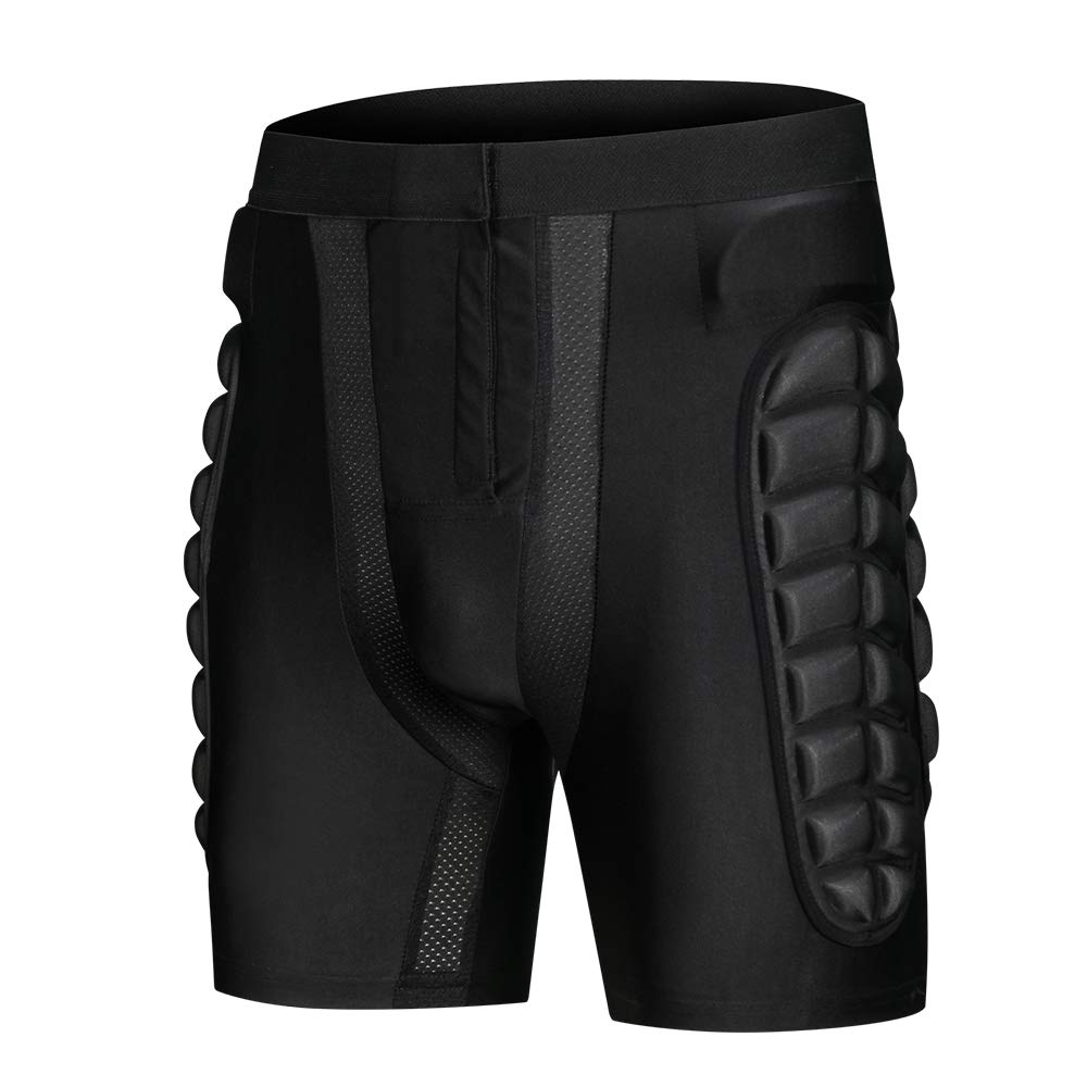 Lixada Gepolsterte Shorts mit Hüftschutz, für Snowboarden, Skaten, Skifahren, Reiten