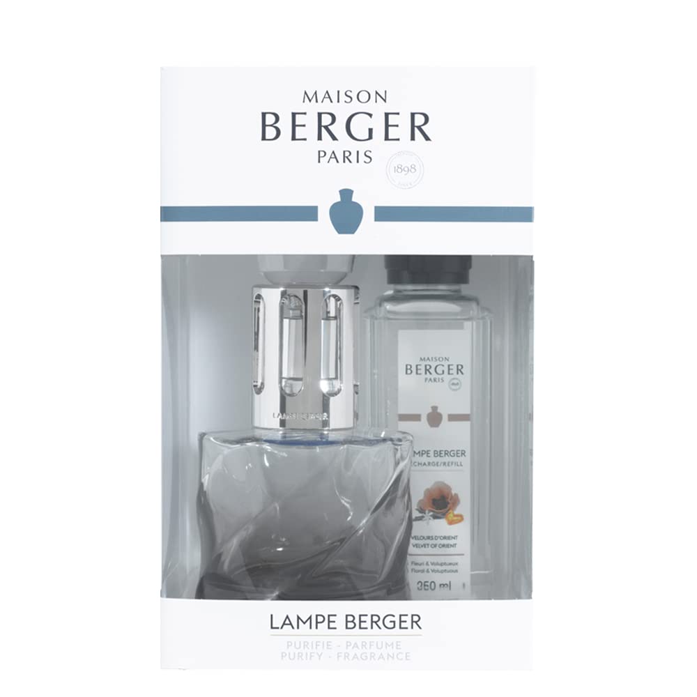 Lampe Berger - Cofanetto Spirale - Noire + 250ml Velours d'Orient