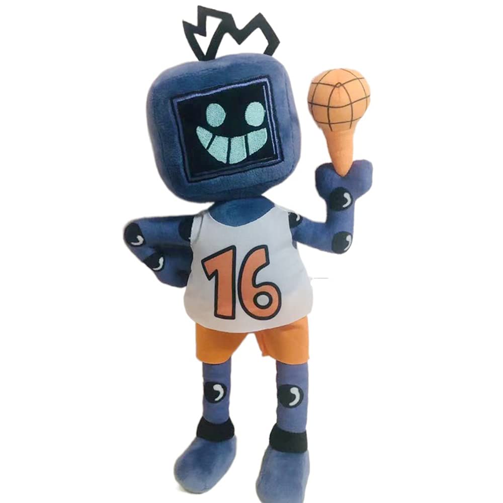 LLLC Friday Night funkin plushies， Friday Plush Toy Doll Halloween Birthday Present，Suitable for Game Fans (25CM/9.8inch) (Robot)