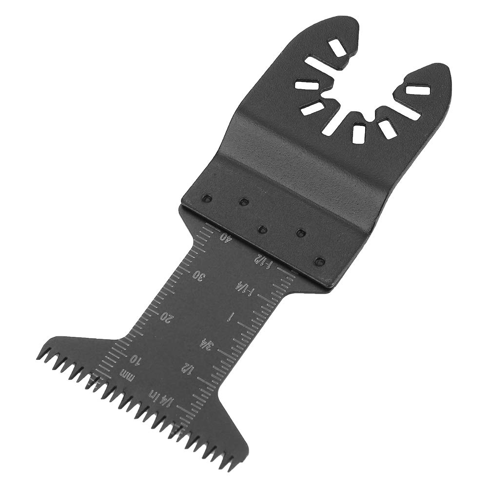 20 Hojas de Sierra Oscilante Multiherramienta, Hojas de Sierra de Dientes Largos para Corte de Madera y Metal 44mm