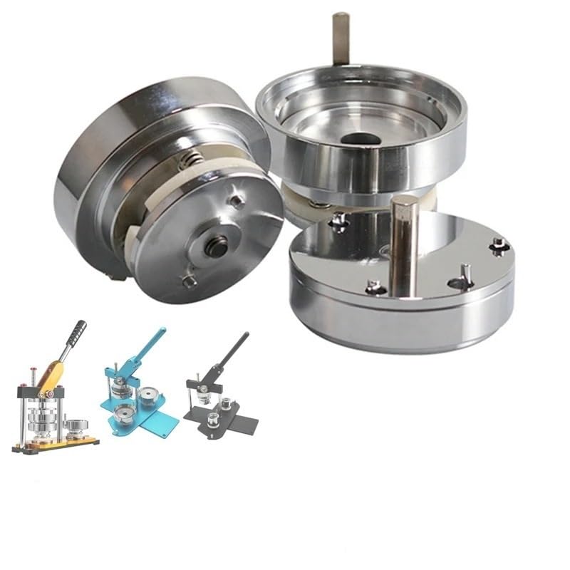 Molde de Troquelado for Hacer Botones de Insignia, Molde Redondo Intercambiable de 25MM-37MM(25MM)