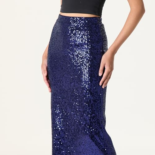 Jupe midi à sequins Bianca pour sublimer sa silhouette sans complexe en fête - 3