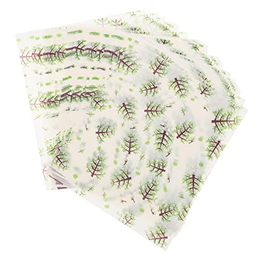 Housoutil 50 Sheets Burger Paper Wraps for Food Cookie Tins Barbecue Paper Wrap Paper Food Liners Squares Paper Cookie Wrappers Sandwich Packing Paper Household Candy Wrapper