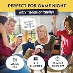 Blue Orange Slingz Games, Fast and Hilarious Word Card Party Game of Categories for Ages 10 & Up, 2 to 7 Players