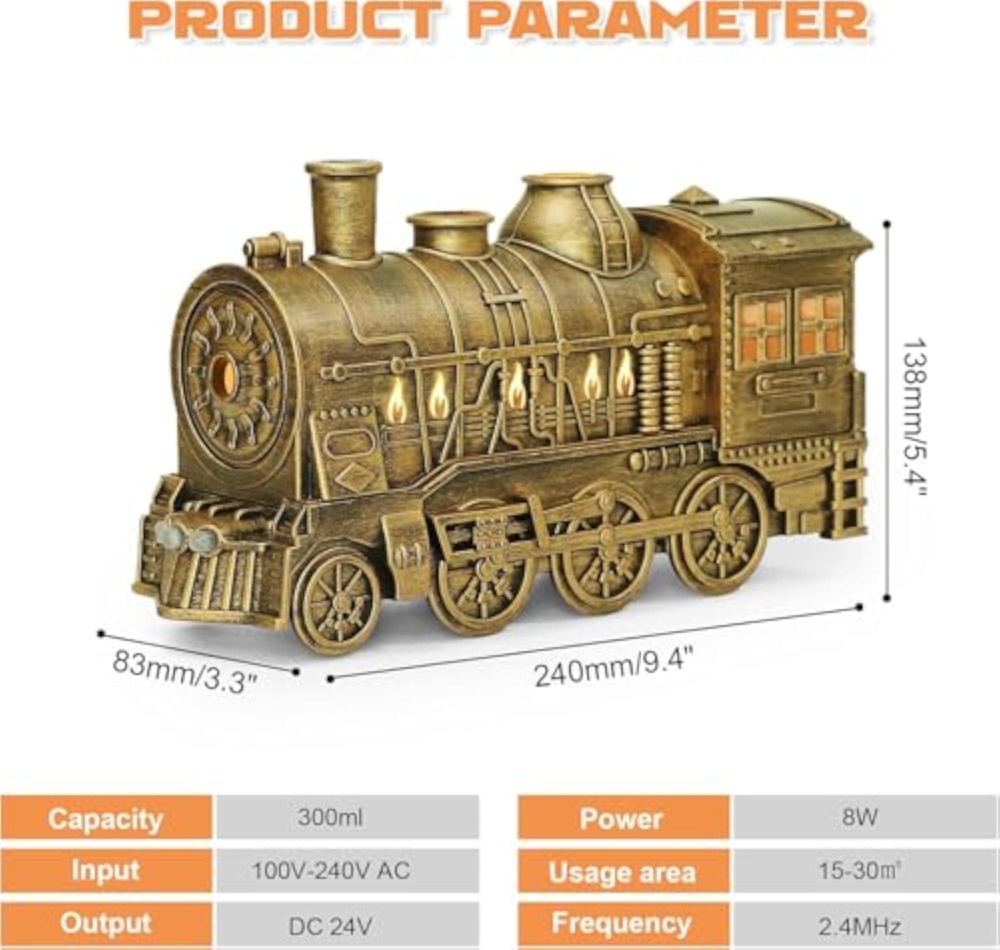 Istara Retro Train Essential Diffuser Aroma Diffuser