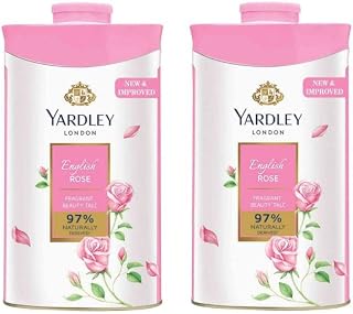 2 x 100gm Yardley London Perfumed Talcum Powder English Rose