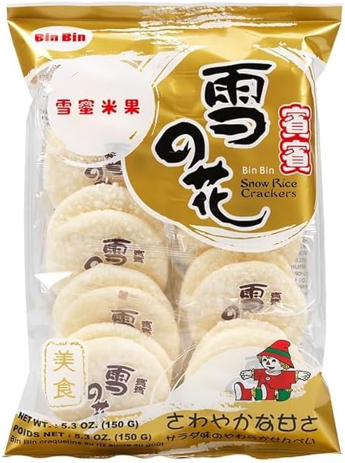 Bin Bin Snow Rice Crackers 150G(5.3 oz.)