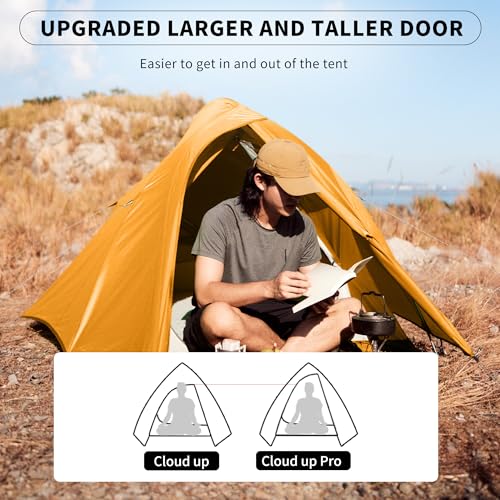 Naturehike Upgraded Cloud Up 2 Person Tent Backpacking Tent Camping Tents for 3 Season Lightweight Tents for Camping & Hiking image 1