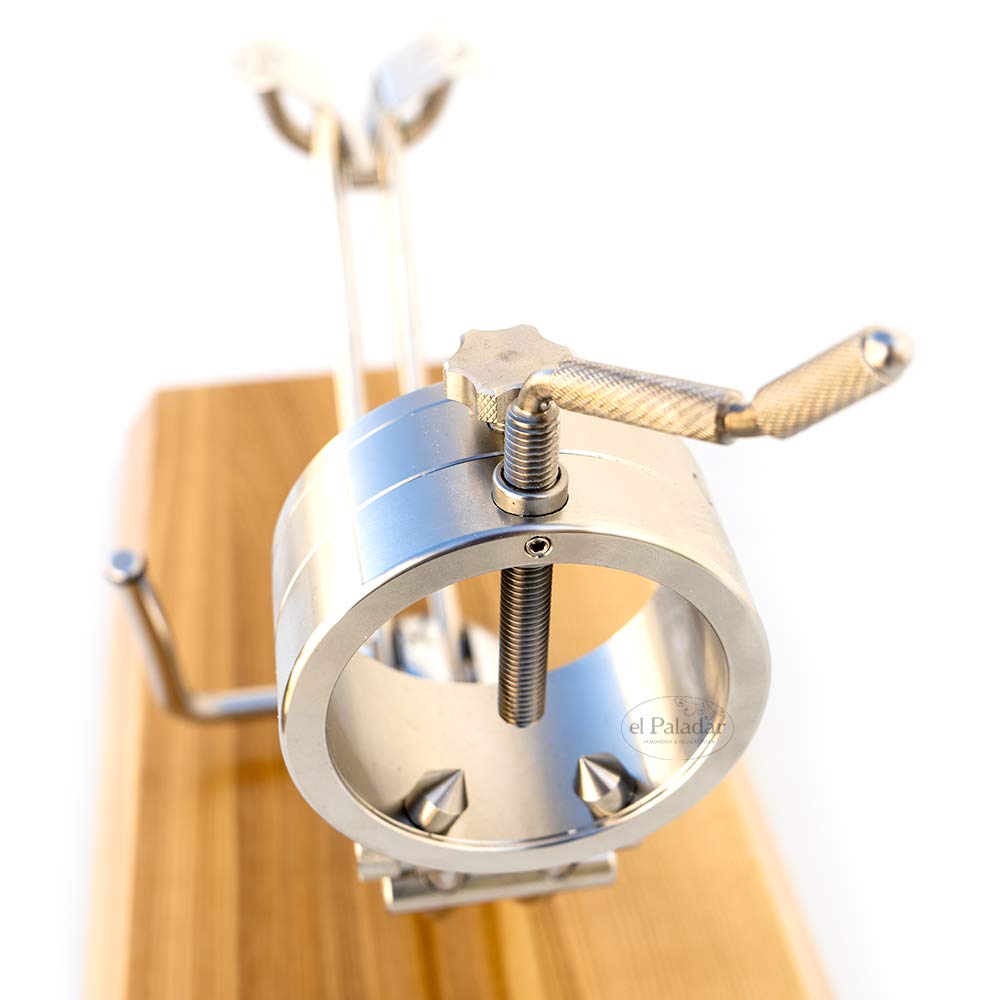 Jamonero Afinox Primus con base de madera de fresno – soporte profesional para corte de jamón con diseño elegante y máxima estabilidad