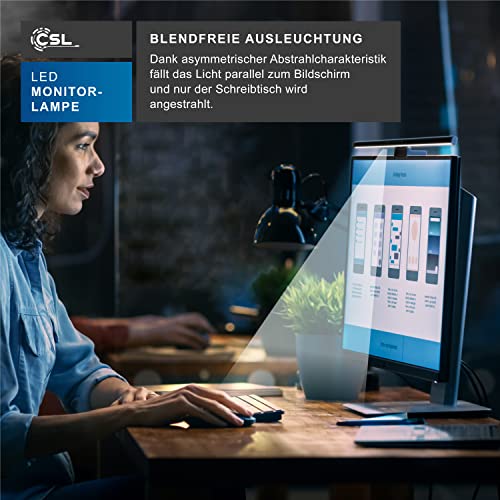 CSL Computer LED Schreibtischlampe und Monitorlampe im Vergleich