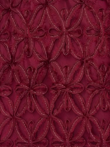 Adrianna Papell Women's Soutache Embroidery Midi Dress3