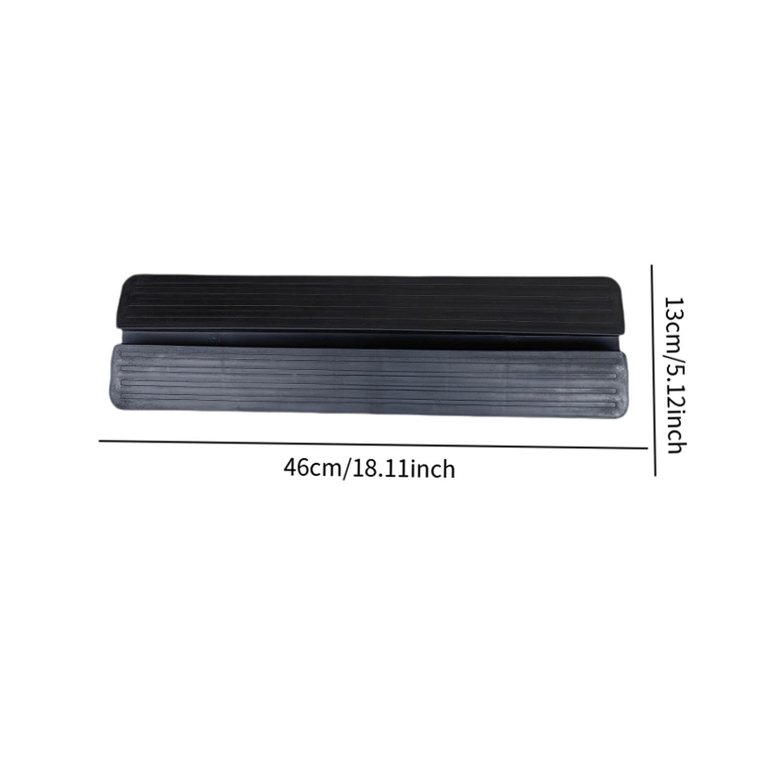 Piedini di Supporto per Recinzione per cancelletto per Cani, fissaggi per corrimano, Accessori robusti 18x5x1,2 Pollici per recinzioni per Porte, Nero