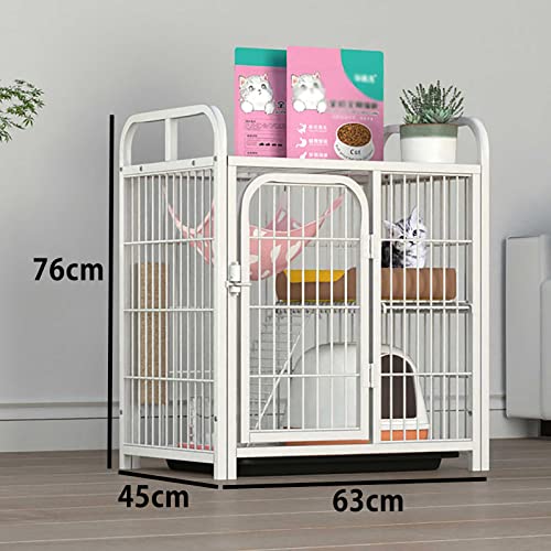 Jaula para gatos resistente que evita escapes y limpia fácil 2