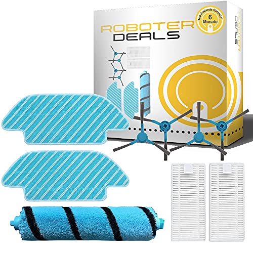 Zubehör Set Cecotec Conga 5090, 5490, 6090 und 7090 (4x Seitenbürsten, 2x Pad, 2x Filter, 1x Hauptbürste) Cover