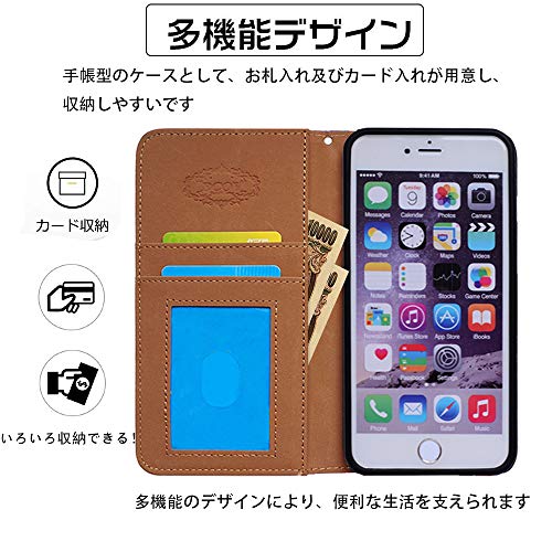 Bcov Iphone 12 Pro Max Case, Elephant Pattern Leather Flip Phone Case Wallet Cover With Card Slot Holder Kickstand For Iphone 12 Pro Max #TOP2