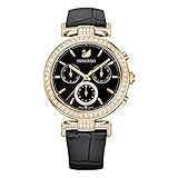 Swarovski Orologio Era Journey, PVD Oro Rosa da Donna, Nero 5295320