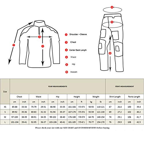 Airsoft Shirts Multicam Pants Survival Tactical Gear for Men Camo BDU Uniform Ripstop Tactical Suit Police Riot Gear - Image 8