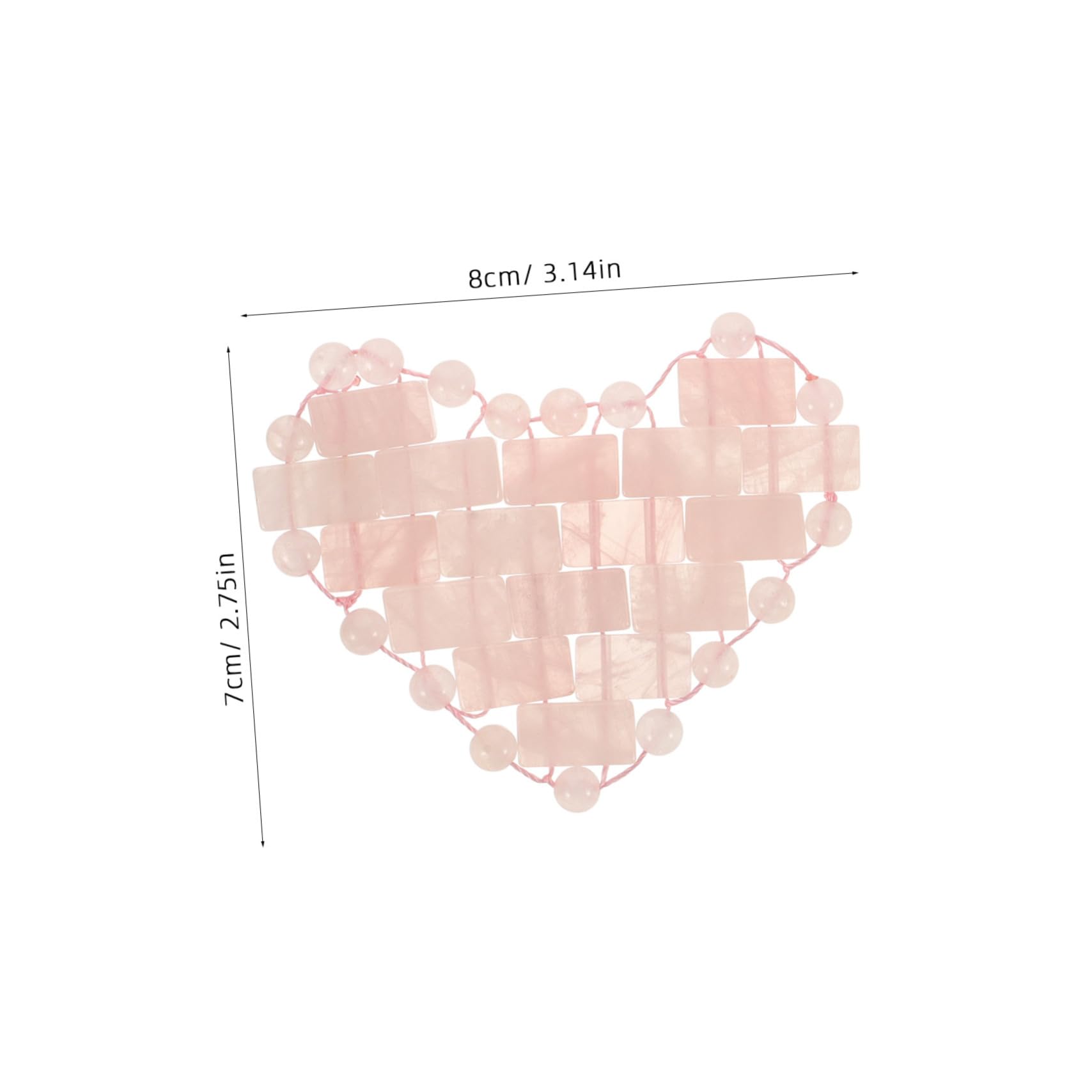 VICASKY Maschera Massaggio Rosa Forma Pietra e in di Occhi a Cuore Isolante Confortevole Oculare Rilassamento