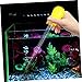 Happyyami 2pcs Fish Tank Siphon Pump Cleaner Extension Tubes Change Tool for Aquarium Material Vacuum Action for Efficient Cleaning