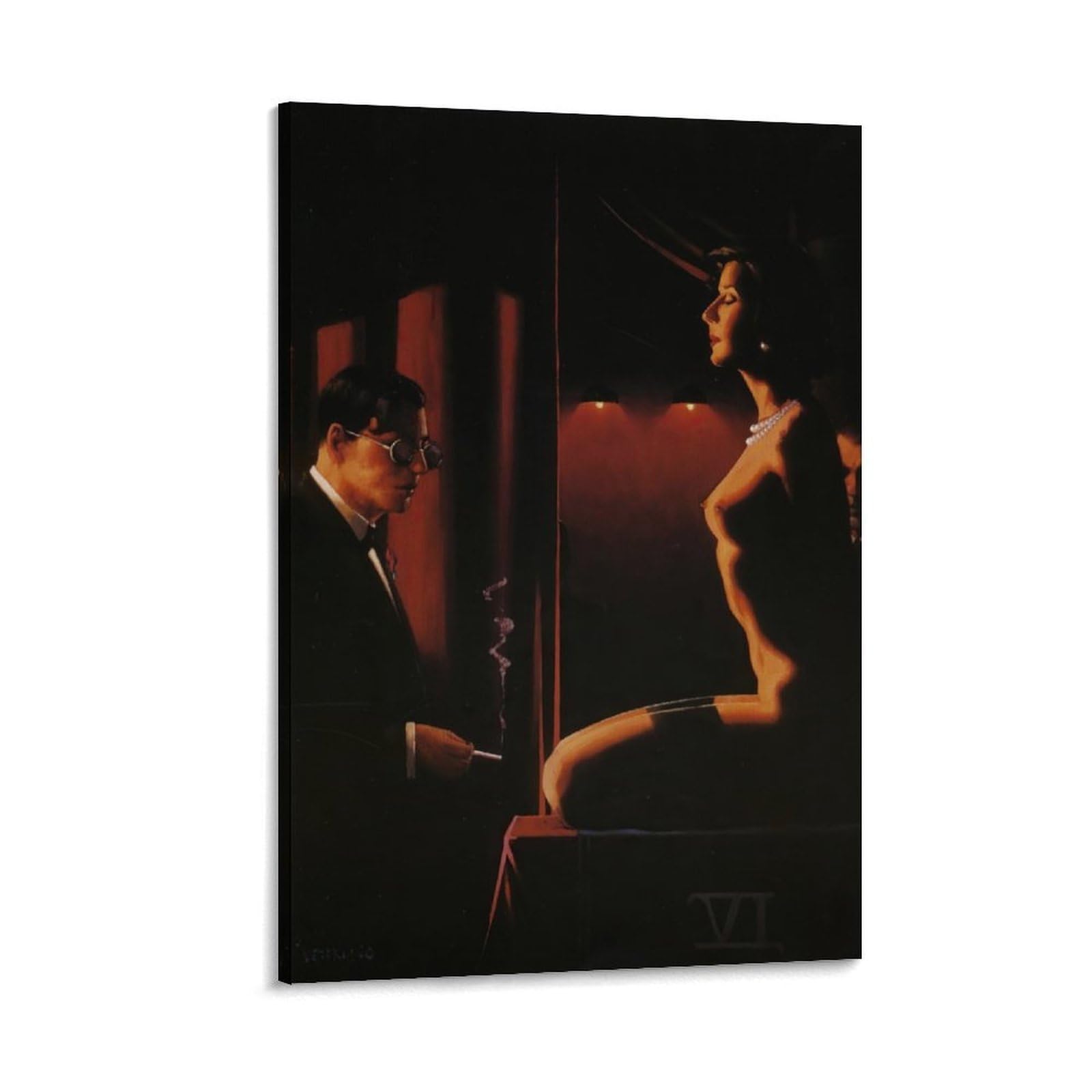 Appraisers by Jack Vettriano Wall Art Prints Poster23 Wall Art Painting Canvas Living Room Prints Bedroom Decor 20x30inch(50x75cm) — image 1
